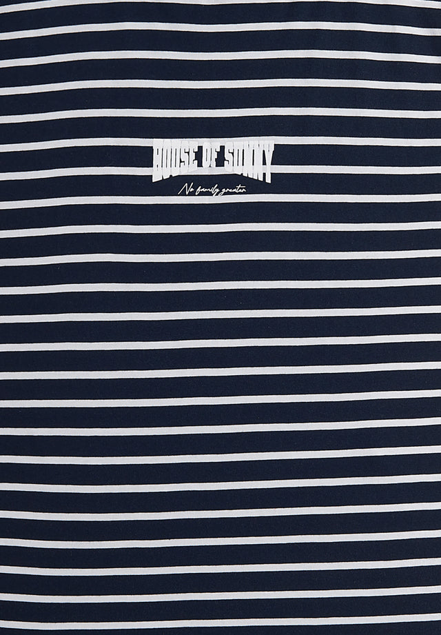 STRIPE POWER LOGO TEE