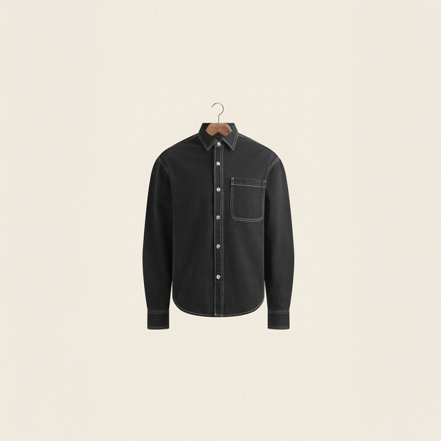 POWER LOGO TOPSTITCH SHIRT