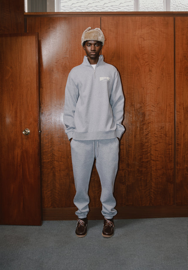 'HACKNEY' LOGO QUARTER ZIP