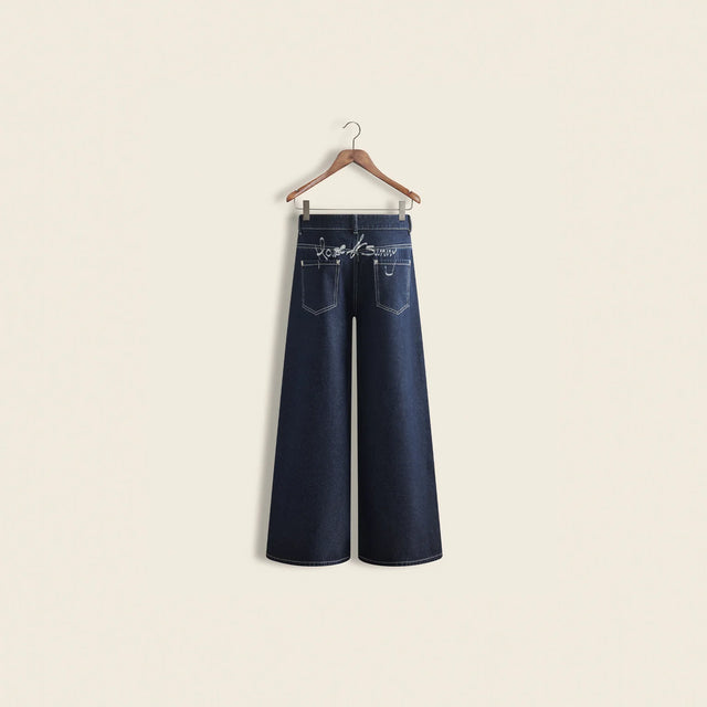 CLASSIC INDIGO WIDE LEG DENIM