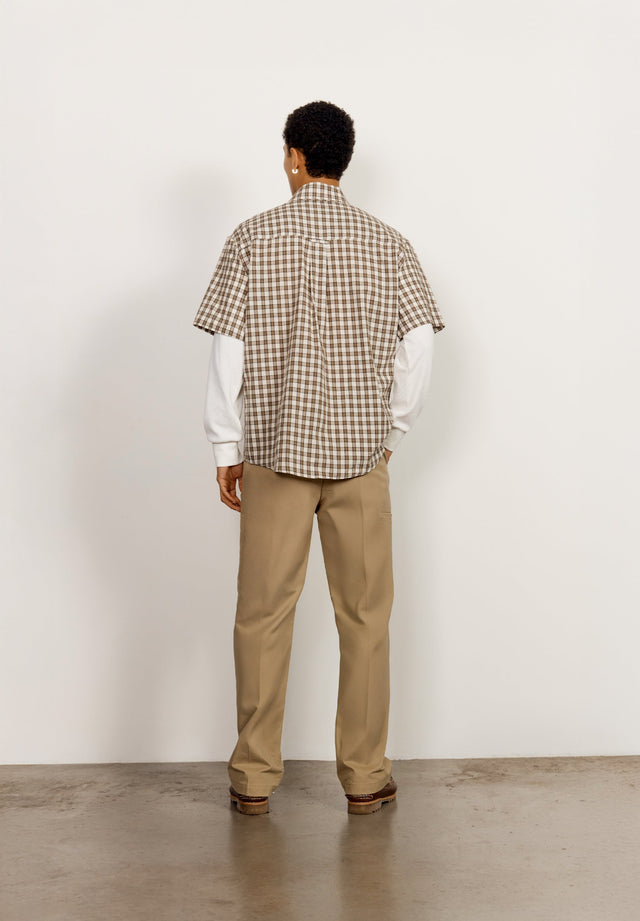 DOUBLE LAYERED BUTTON DOWN