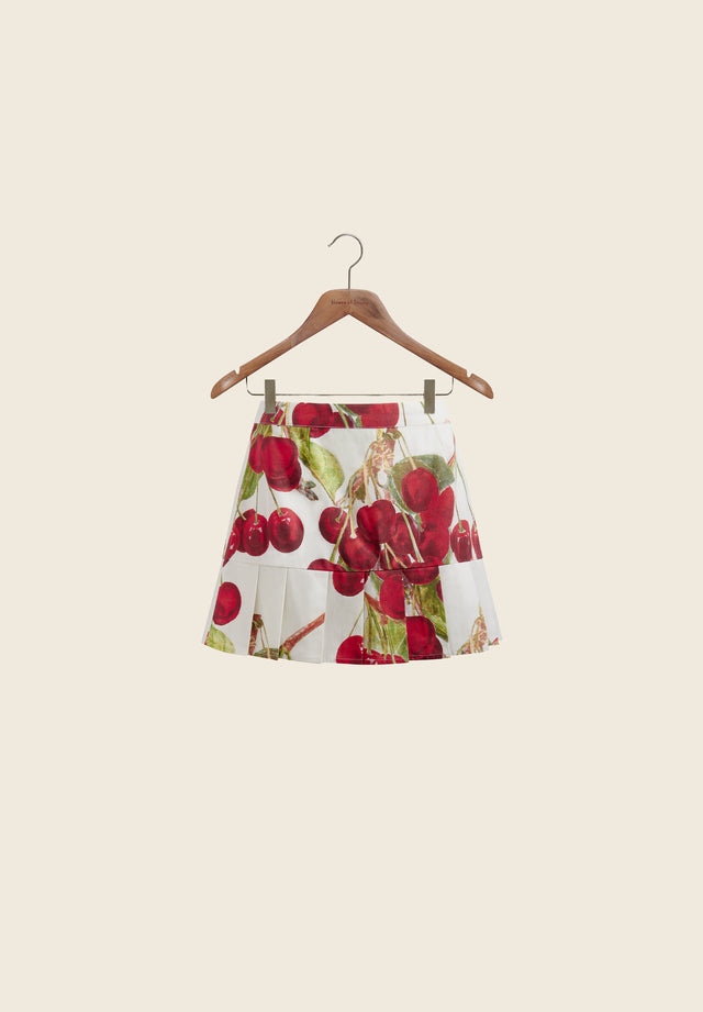 THE CHERRY PLEAT SKIRT