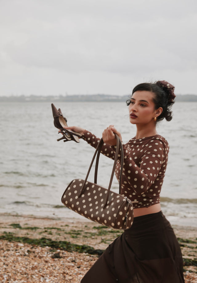 POLKA DOT SHOULDER BAG