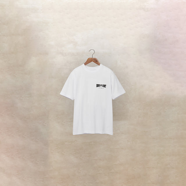 WHITE 'HACKNEY' TEE