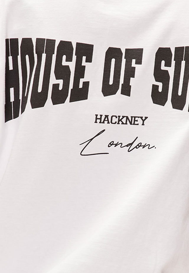 WHITE 'HACKNEY' TEE