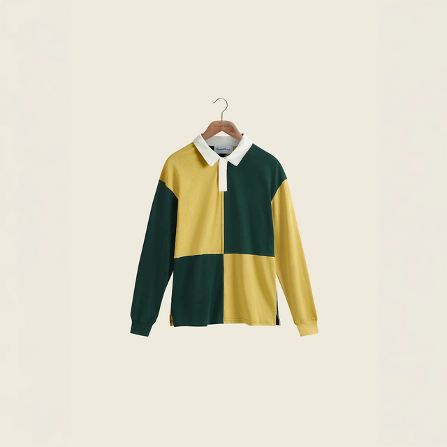 PANELLED POWER LOGO BUTTON UP