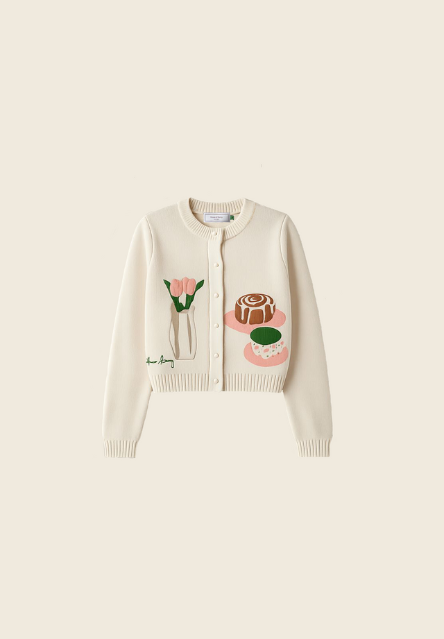 MATCHA-ING MY MOOD CARDIGAN