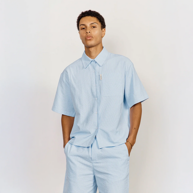 SEERSUCKER BOX FIT SHIRT