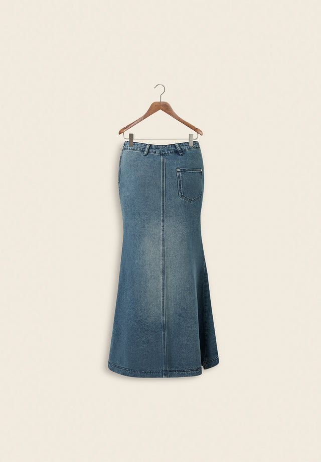 THE CASCADE DENIM SKIRT