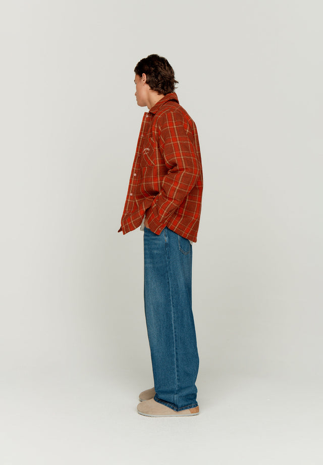 HEAVY WEIGHT PLAID OVERSHIRT