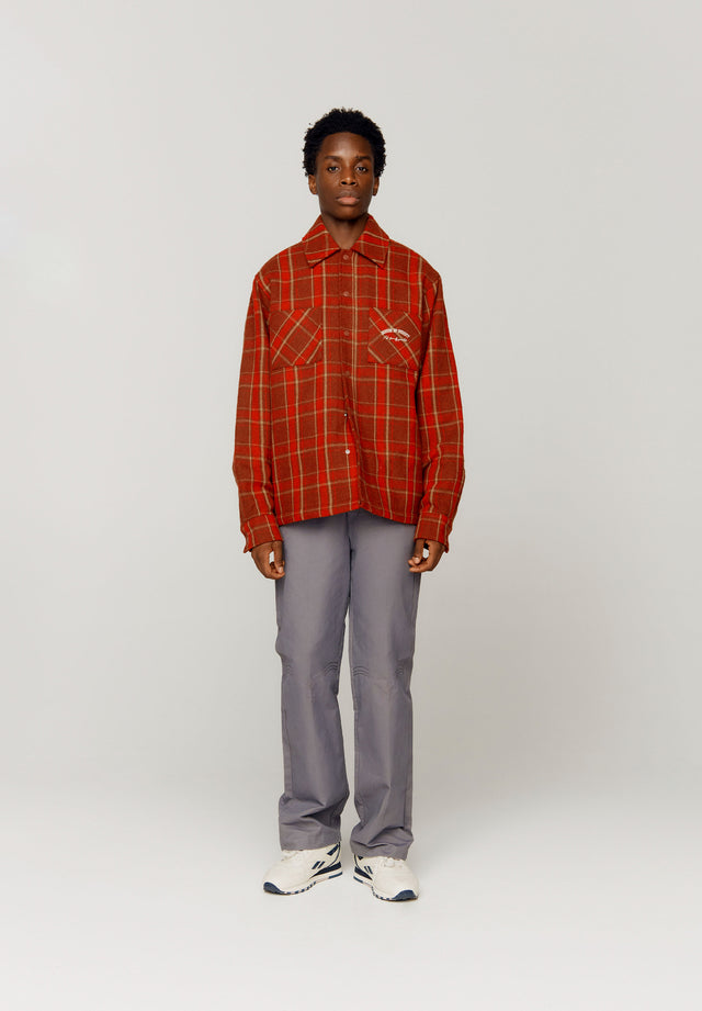 HEAVY WEIGHT PLAID OVERSHIRT