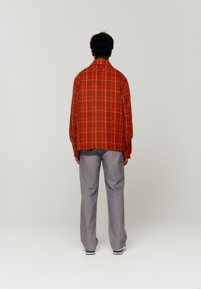 HEAVY WEIGHT PLAID OVERSHIRT