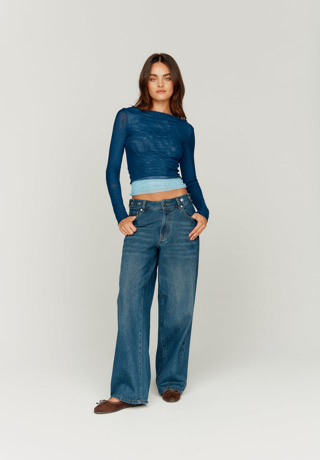 13OZ WIDE LEG DENIM