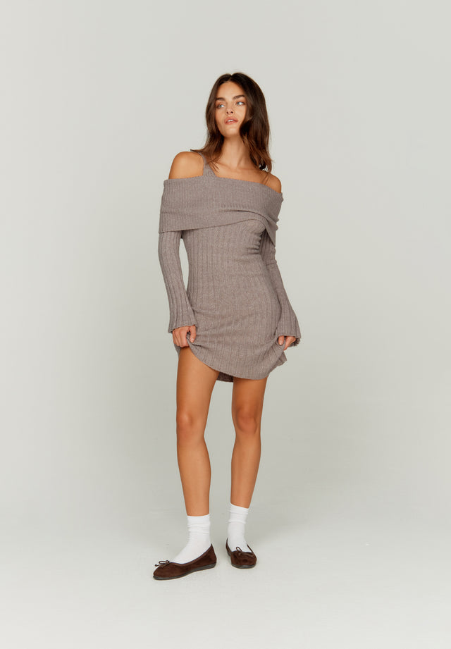 CHUNKY RIB DRESS