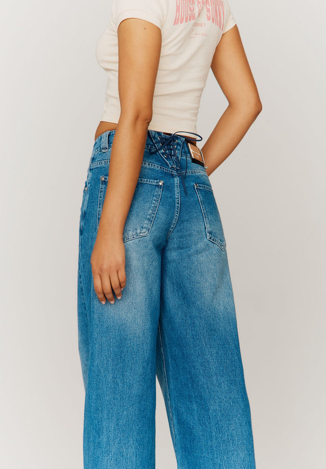 LOW RISE WIDE LEG DENIM