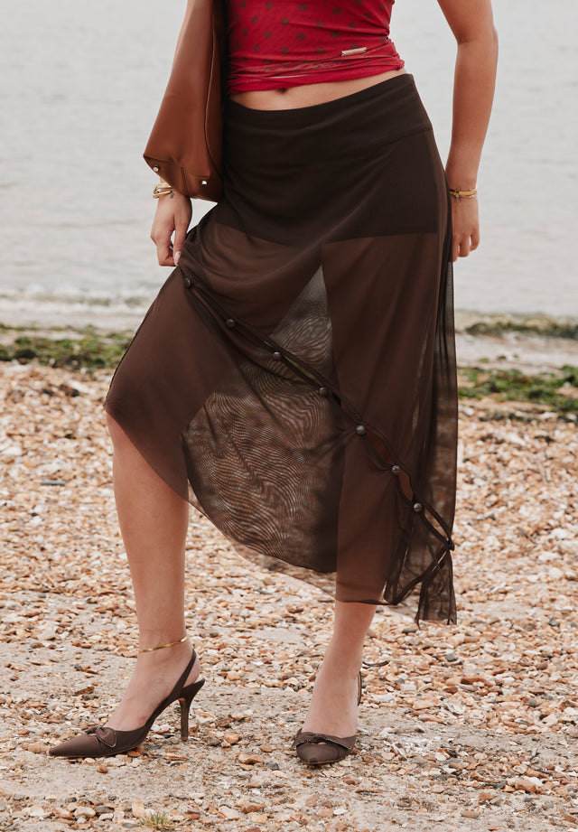 THE ROSEWOOD MESH SKIRT
