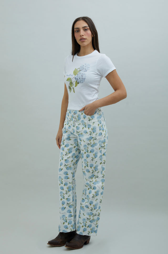 HYDRANGEA BABY TEE