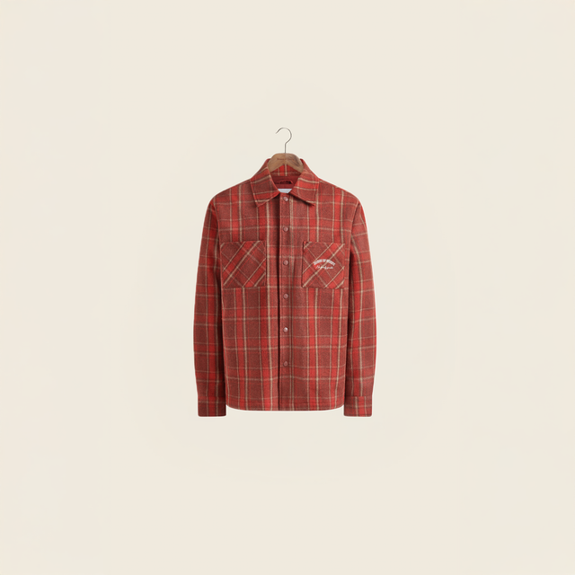 HEAVY WEIGHT PLAID OVERSHIRT
