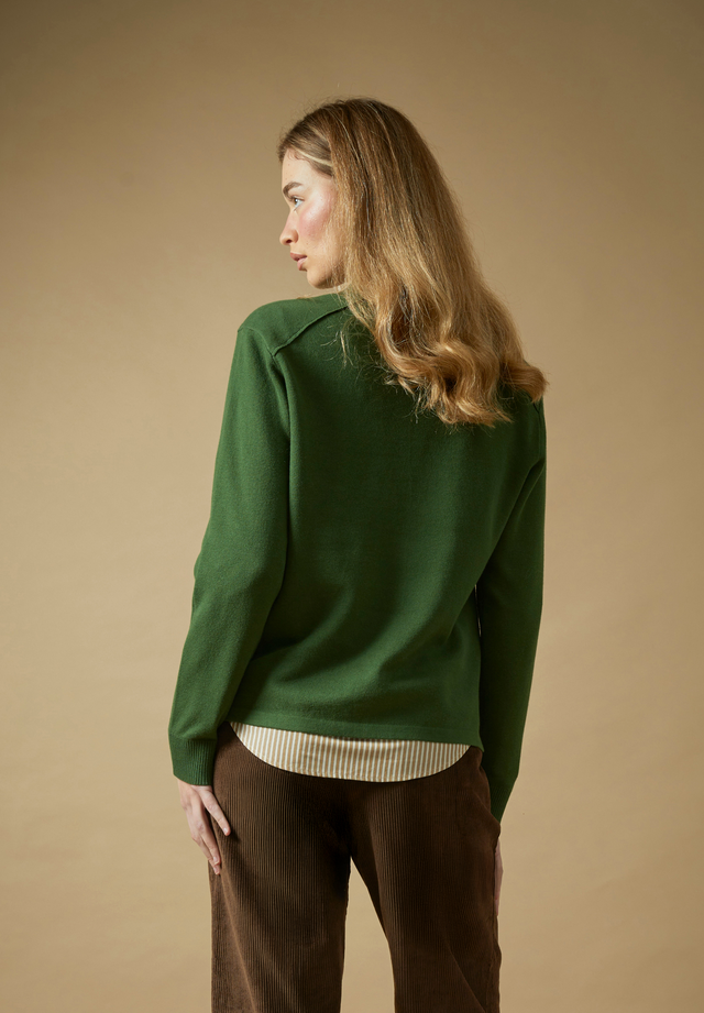 STRIPE KNITTED RUGBY SHIRT